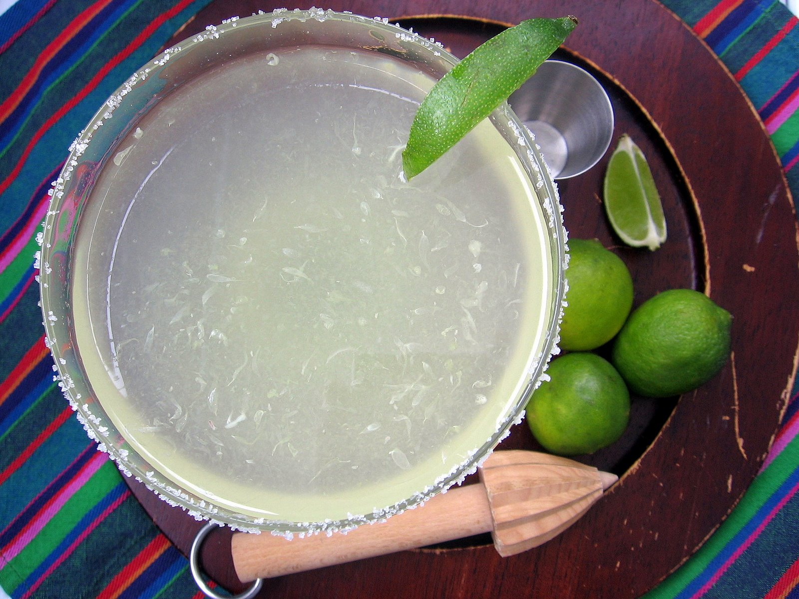 Toasting with Margaritas