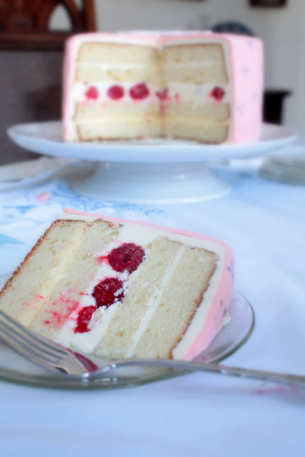 Lemon Raspberry Layer Cake and a ‘Pat the Bunny’ Birthday