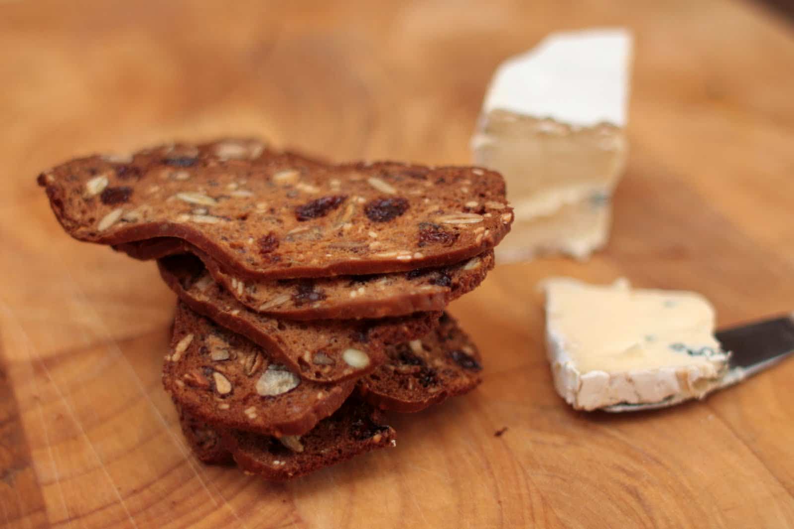 Stocking the Cheese Board with Rosemary Pecan Crisps