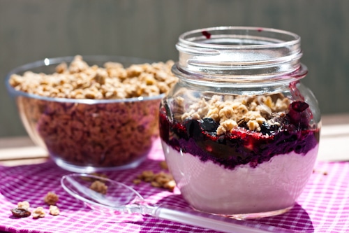 Yogurt Parfaits in a Mason Jar Are Perfect for Breakfasts on the Go