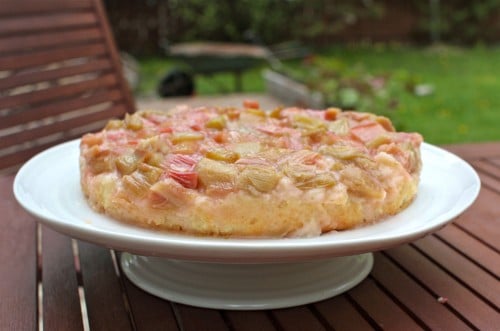 Spotlight Ingredient: Rhubarb (Recipe: Rhubarb Upside-Down Cake)