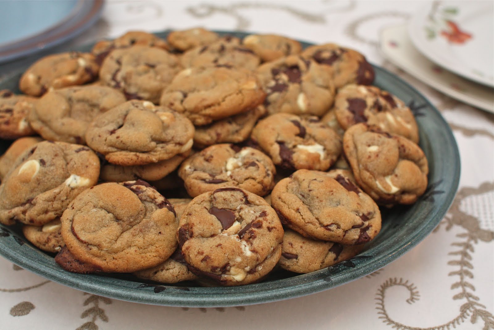 Browned Butter Triple Chocolate Chunk Cookies
