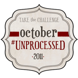 Introduction to October Unprocessed and My Menu Plan