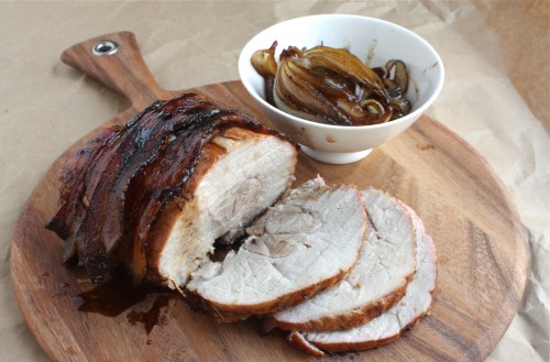 Roasting reminders (recipe: Roast Pork & Caramelized Balsamic Onions)