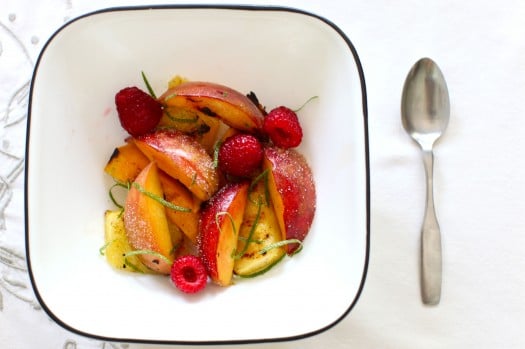 Grilled Fruit Salad with Lime