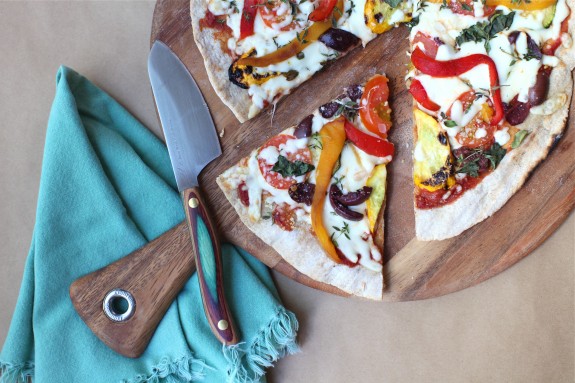 How to Roast Sweet Bell Peppers (Recipe: Grilled Summer Vegetable Pizza)