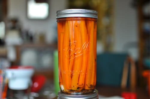 Quick Pickled Carrot Spears