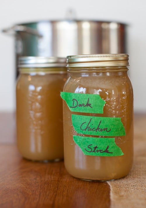 How to make Roasted Brown Chicken Stock (and young love in the summer)