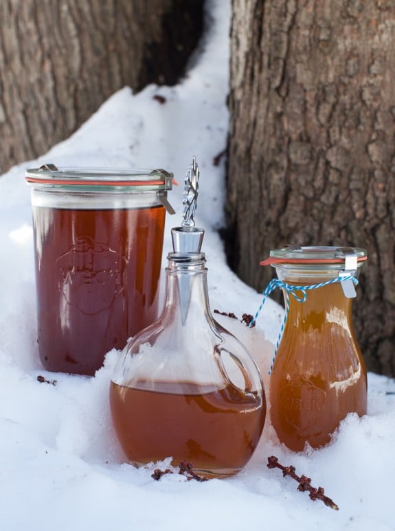 Homemade maple syrup on simplebites.net