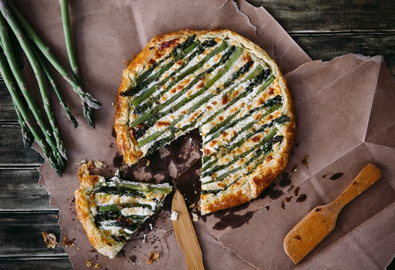 Asparagus Goat Cheese Galette