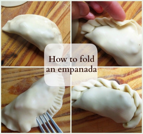 how to fold an empanada