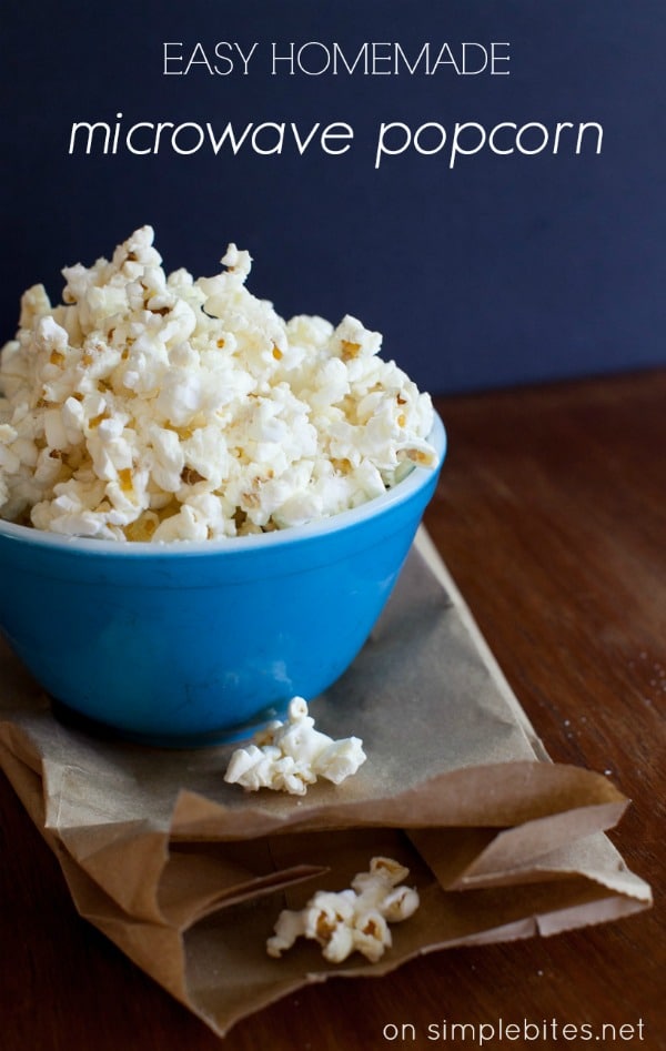 How to make homemade microwave popcorn in two easy steps