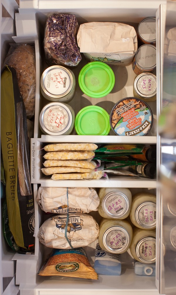 Organizing a Top Freezer