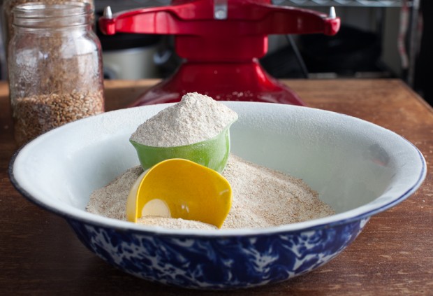 Grinding grains for flour | Simple Bites #DIY #realfood
