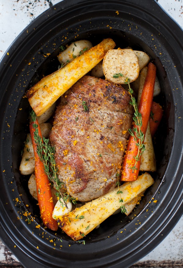 Slow Cooker Sunday Veal Pot Roast with Root Vegetables