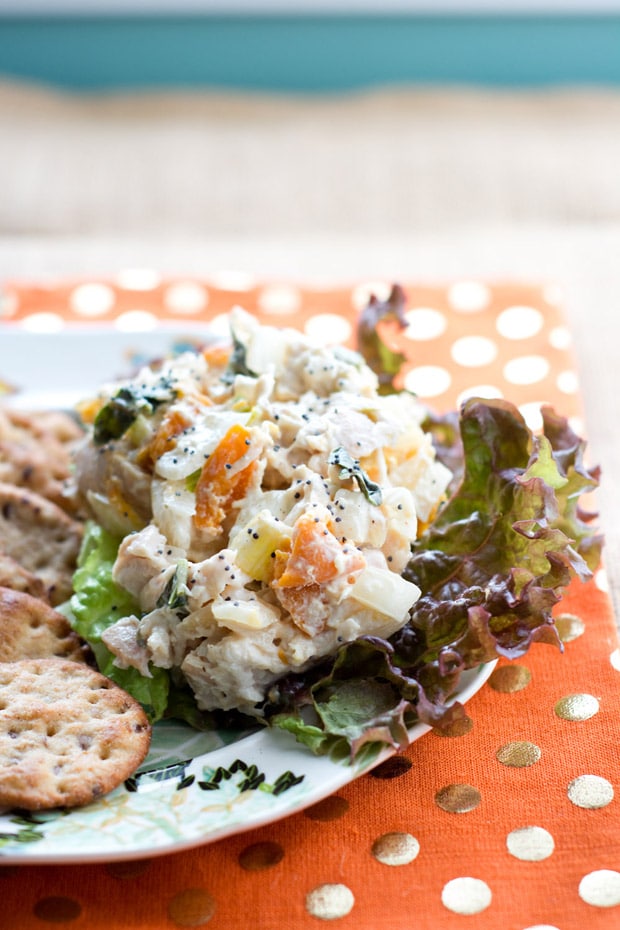 Apricot Basil Chicken Salad