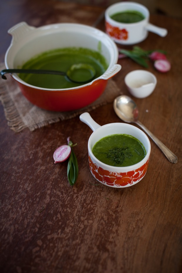 Spring vegetable soup #paleo #vegetarian #gf