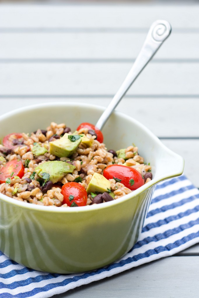 Farro Salad with Lime Vinaigrette