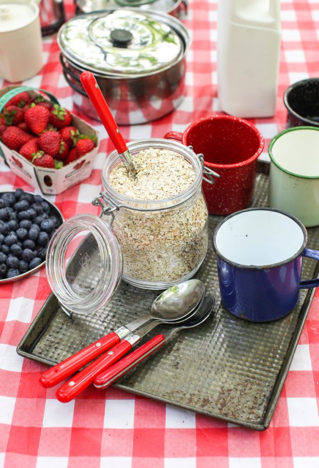 Single-Serve Recipe for Thermos Oatmeal made with Chia Seeds