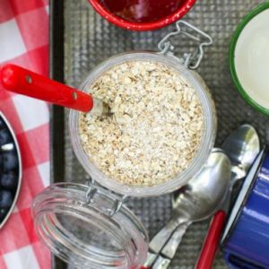 Single-Serve Recipe for Thermos Oatmeal made with Chia Seeds