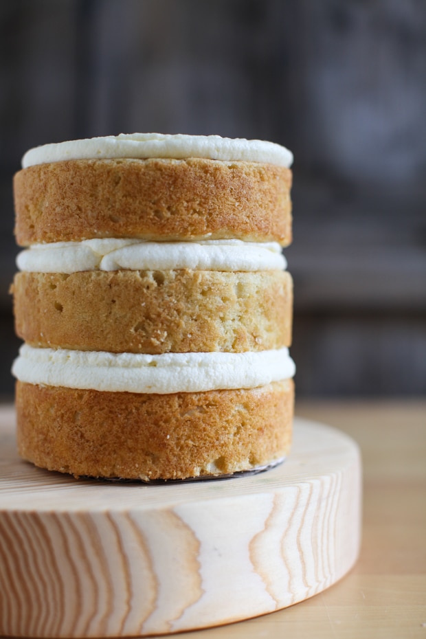 Naked Lemon Layer Cake recipe and tutorial | Simple Bites