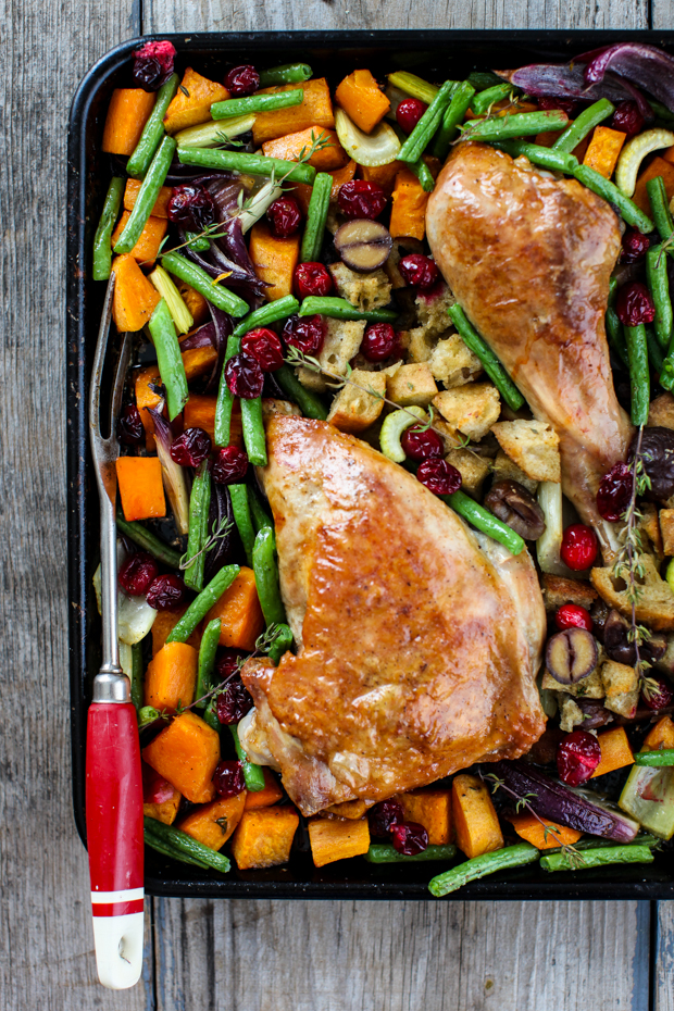 Sheet Pan Roasted Turkey and Veggies