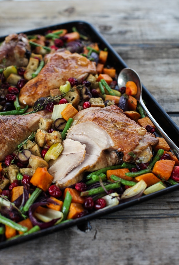 Easy Sheet Pan Turkey Dinner Recipe - The Foodie Affair