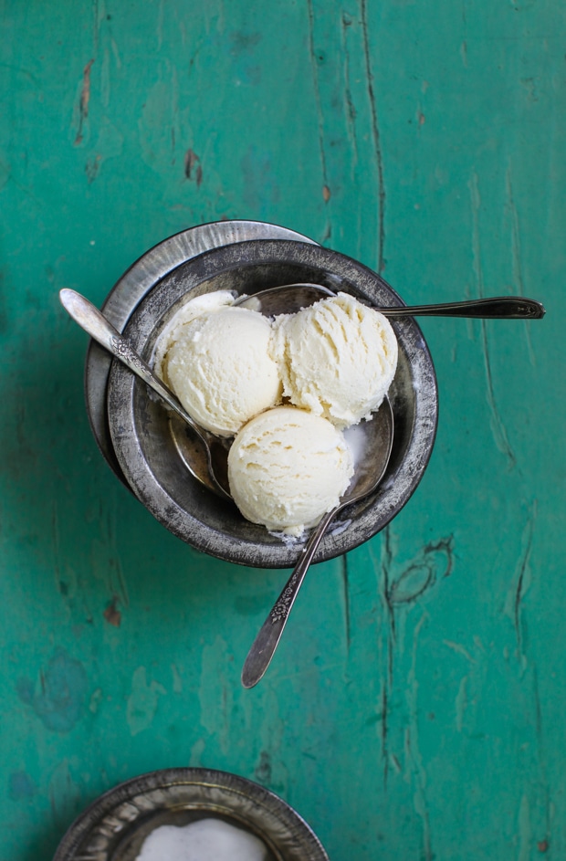 Simple No-Cook Vanilla Bean Ice Cream | Simple Bites #recipe
