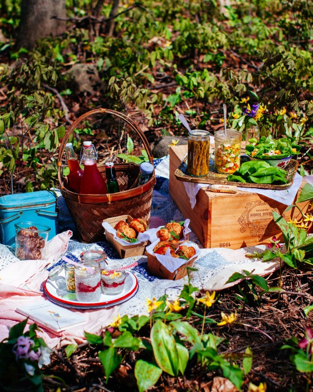 Spring picnic - Brown Eggs and Jam Jars