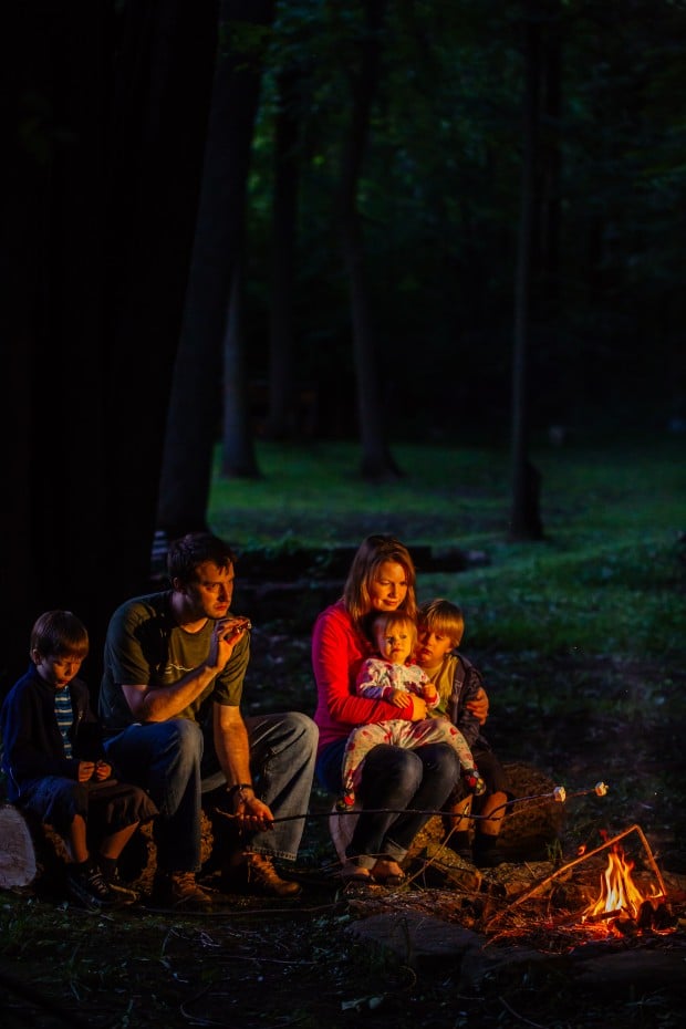 Simple Bites family campfire