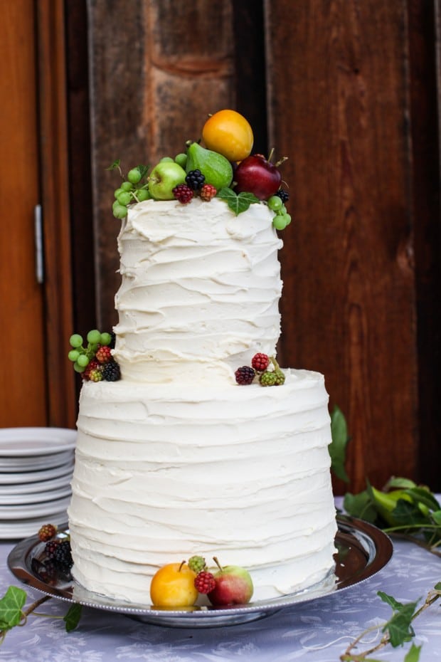 A simple summer wedding cake || Simple Bites #cake #weddingcake