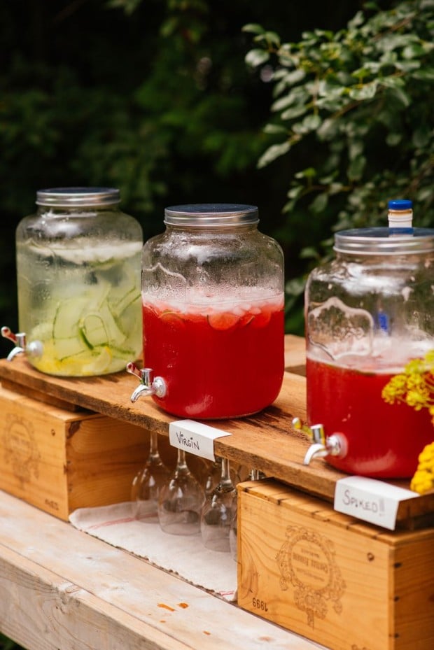 How to set up a functional outdoor bar || Simple Bites #entertaining #bar