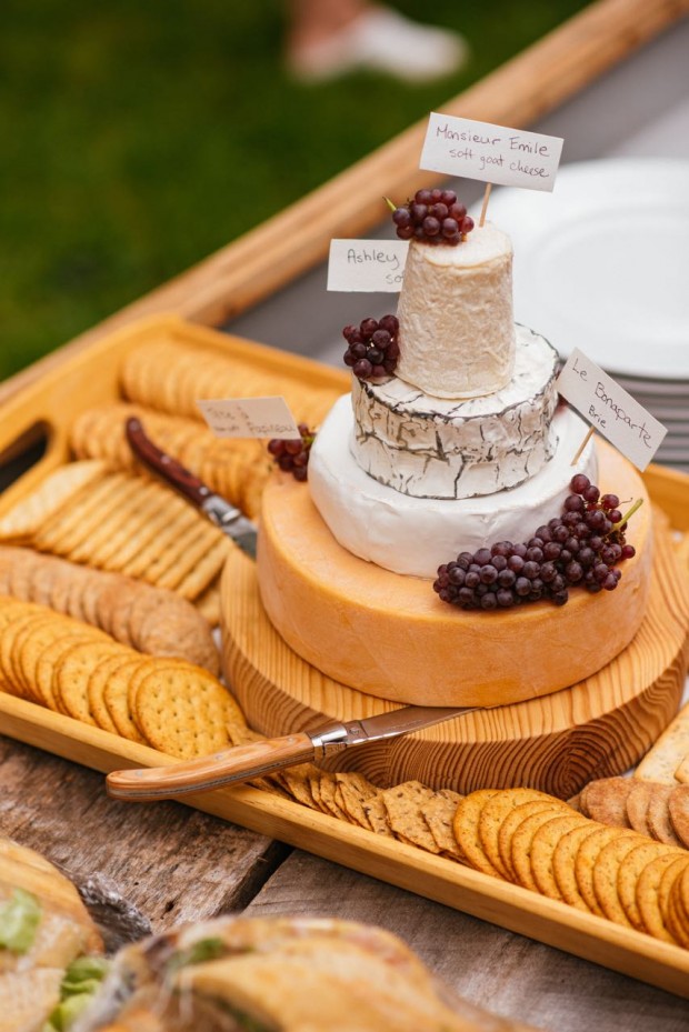 How to build a tiered cheese wheel 'cake'|| Simple Bites #entertaining #tip #cheese #weddingcake