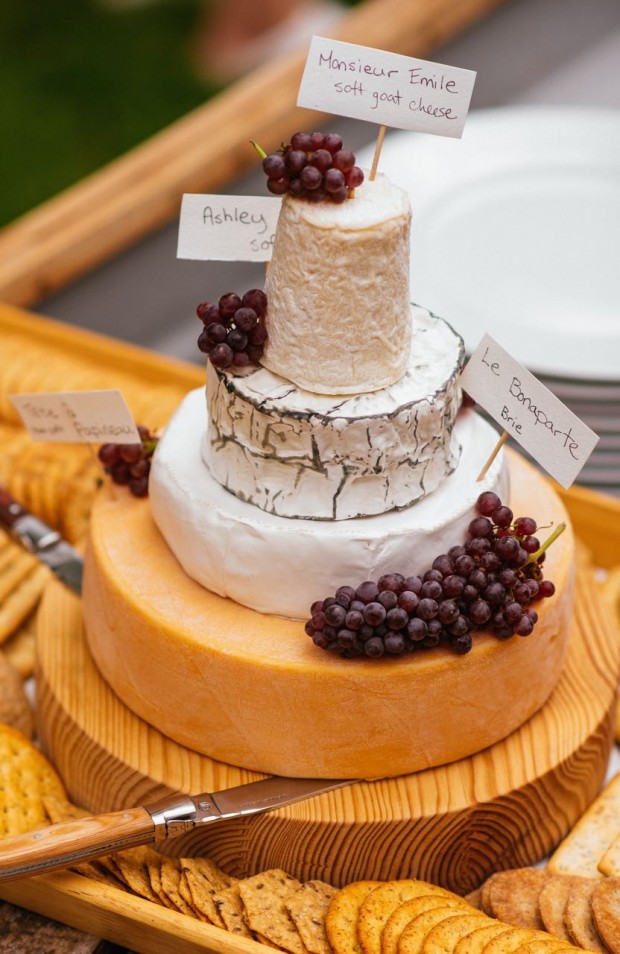 How to build a tiered cheese wheel 'cake'|| Simple Bites #entertaining #tip #cheese #weddingcake