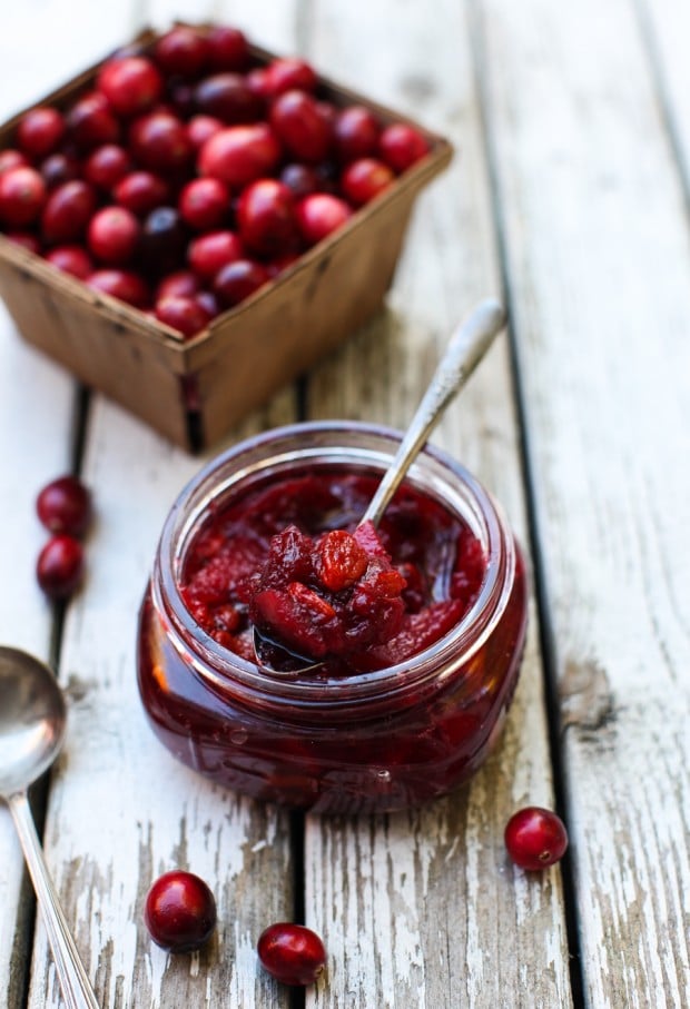 Cranberry Quince Conserve with Goji Berries || Simple Bites #recipe #preserving