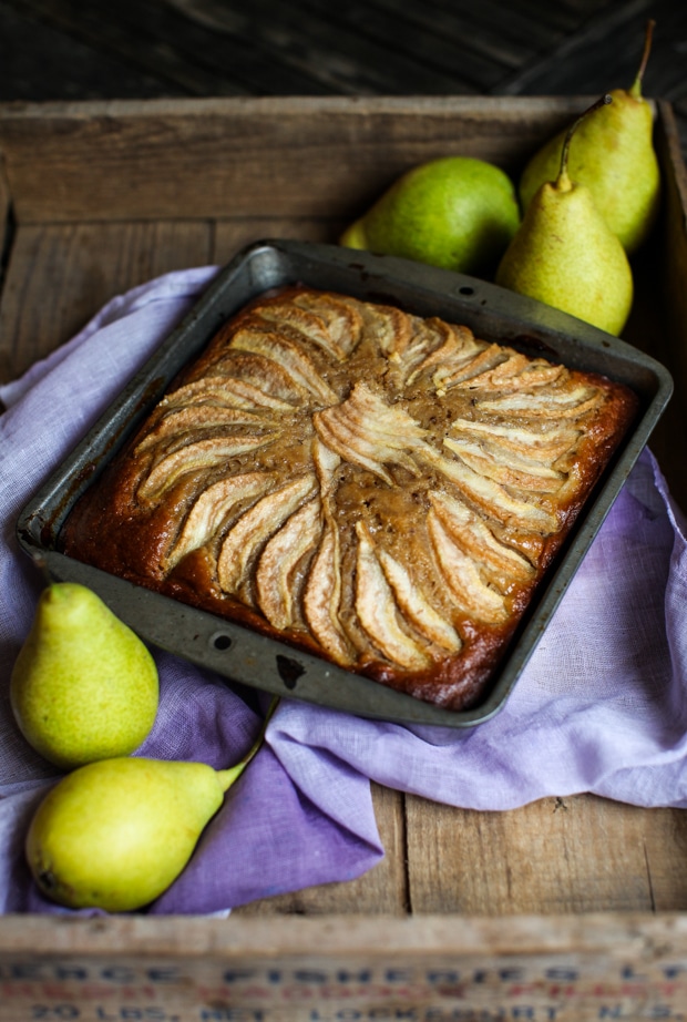 Pear Gingerbread || Simple Bites #cake #recipe