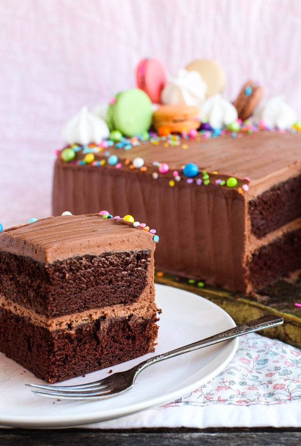 How to Bake a Layer Cake Using a Sheet Pan