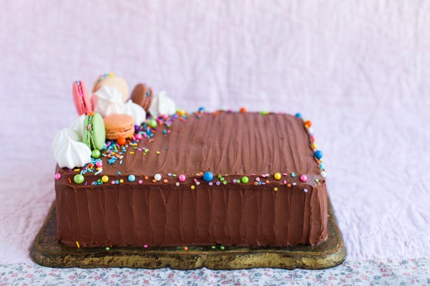 Dark Chocolate Cage Cake | Hy-Vee