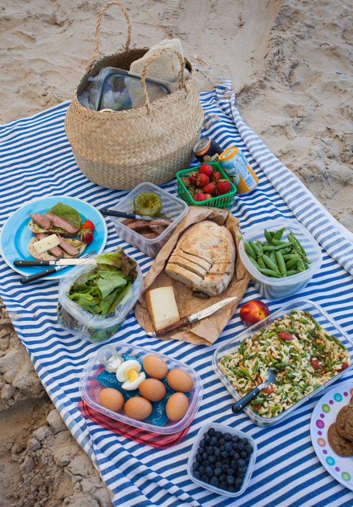 The Clever Way To Keep Your Picnic Foods Cold And Organized