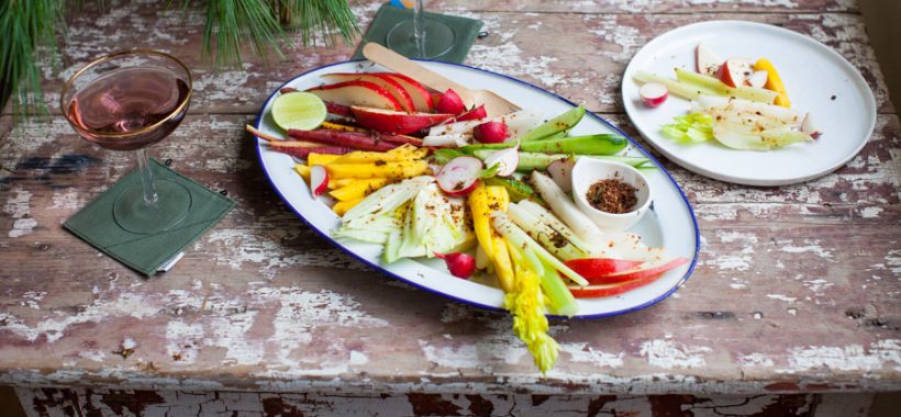 Winter Crudité with Chili and Lime