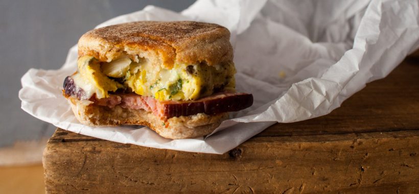 The Best Ham and Egg Breakfast Sandwich (freezer-friendly)
