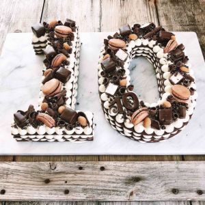 Brownie Gluten free Mini letter/number cake – Regnier Cakes