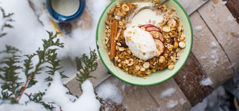 Embracing winter with Apple Pie Baked Oatmeal
