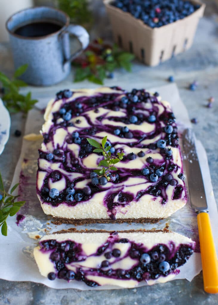 Wild blueberry cheese