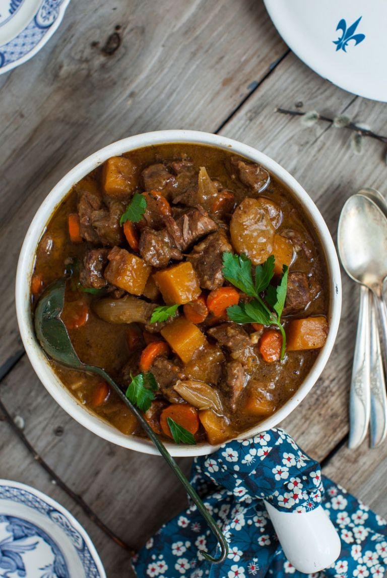 Classic Beef Stew with Root Vegetables