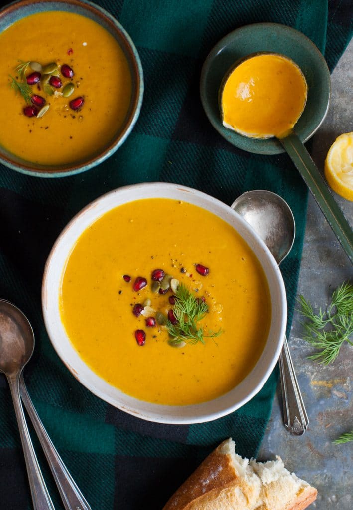 Creamy Carrot Ginger Soup (vegan) – A Simple Palate