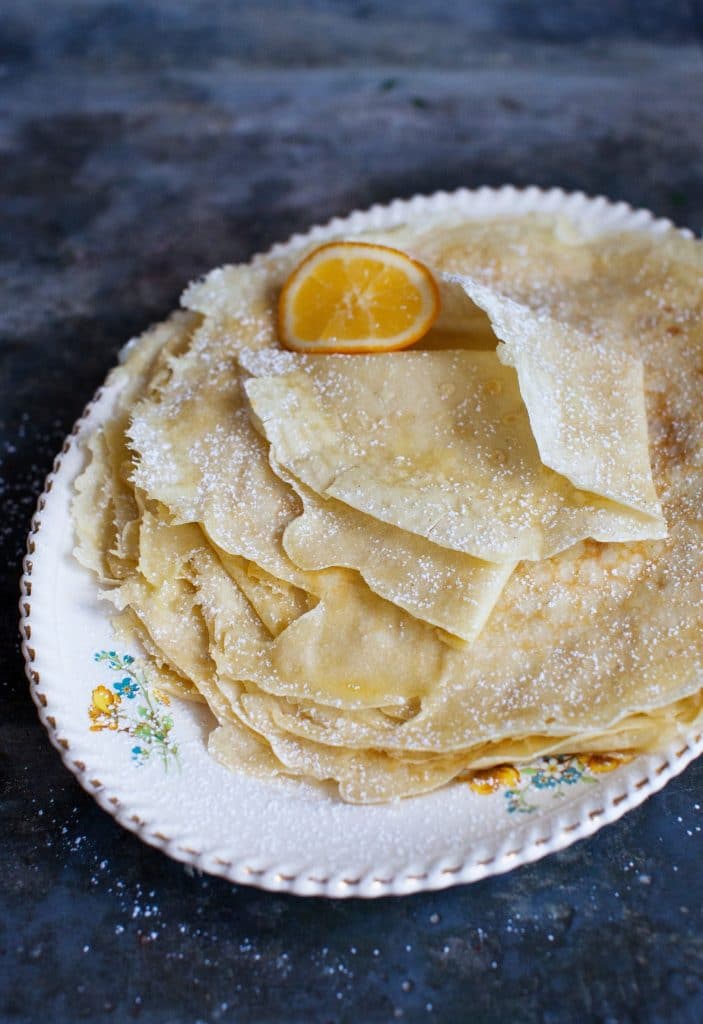 Cast Iron Skillet Crepe Suzette - Homemade Home