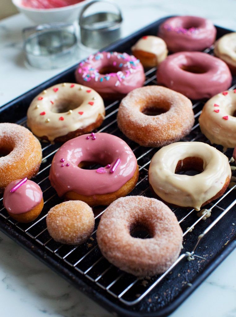 Glazed Raised Donuts - The Midnight Baker