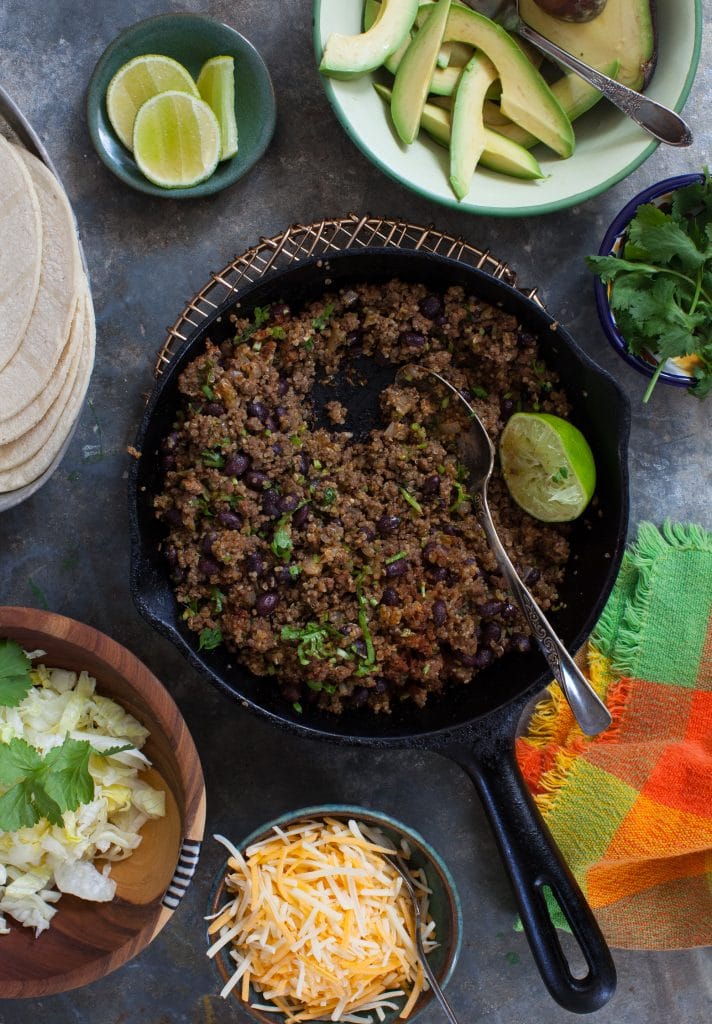 The Best Ground Beef Tacos - Garnish & Glaze