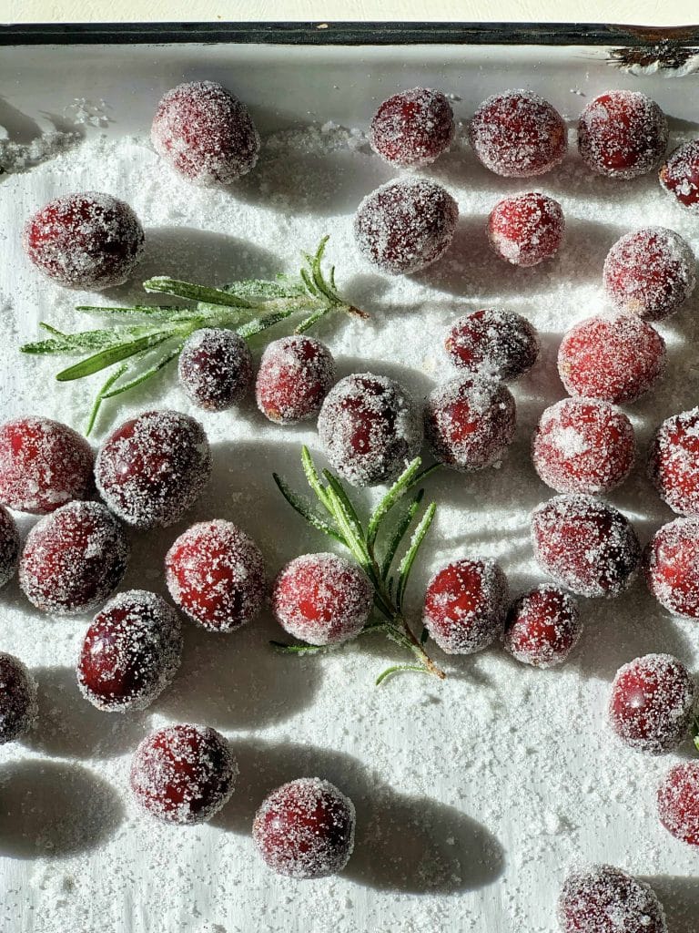 3-in-1: Sugared Cranberries, Rosemary & Citrus